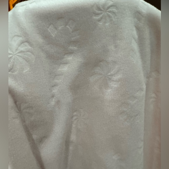 Cat & Jack light pink & red Christmas fleece onesie - Picture 2 of 2